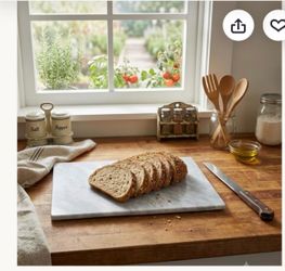 Cloudy Grey Marble Cutting Board