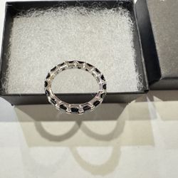 Sterling silver ONYX ring Size 7