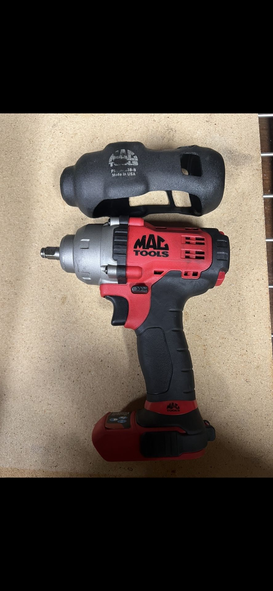 Mac tools impact wrench 3/8 20v and no battery and no charger