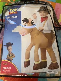 Toddler Bullseye Horse Ride-Along Halloween Costume Toy Story