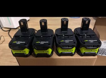 Ryobi compatible 8.0 lithium- ion batteries