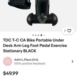 Portable Bike For Arms Or Legs 