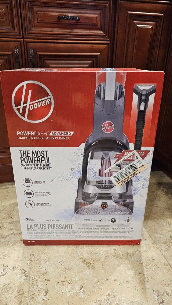 Hoover PowerDash Advanced Compact Carpet Cleaner Machine with Above Floor Cleaning - FH55000V: Rug & Carpet Shampooer, Dual Brushes