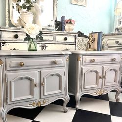 2 Nightstands Set 