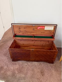 Storage wooden chest