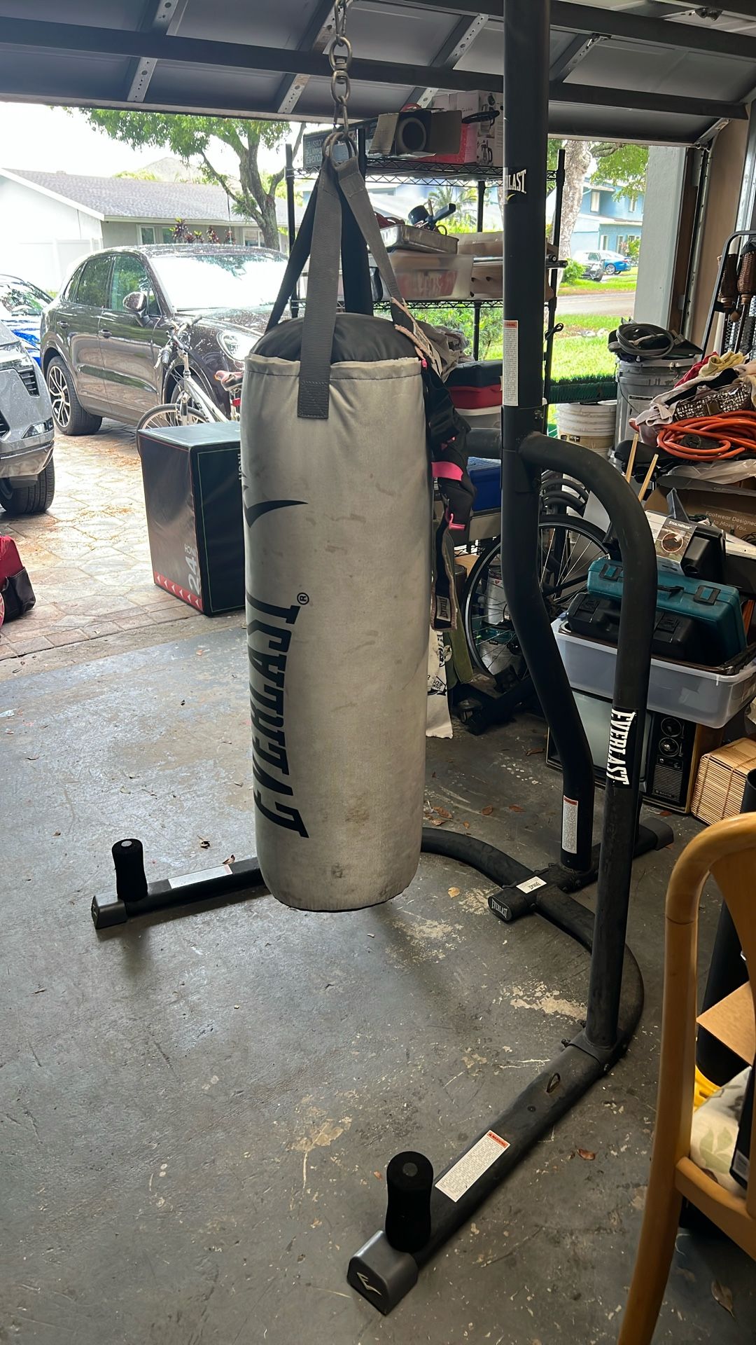 Punching Bag With Hanger