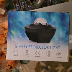 starry projector light very bright