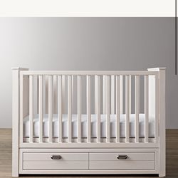 Restoration Hardware Baby Crib (Haven Storage Panel Crib)