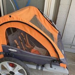 Double Seat Bike Trailer 