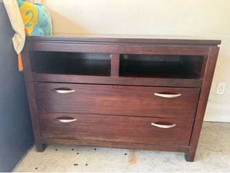 Dark Wood Dresser/tv stand