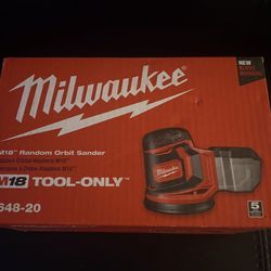 MILWAUKEE'S Electric Tools 2648-20 M18 Random Orbit Sander