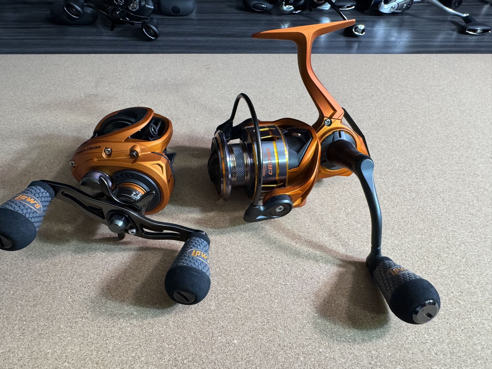 Lew’s Mach Crush Fishing Reels