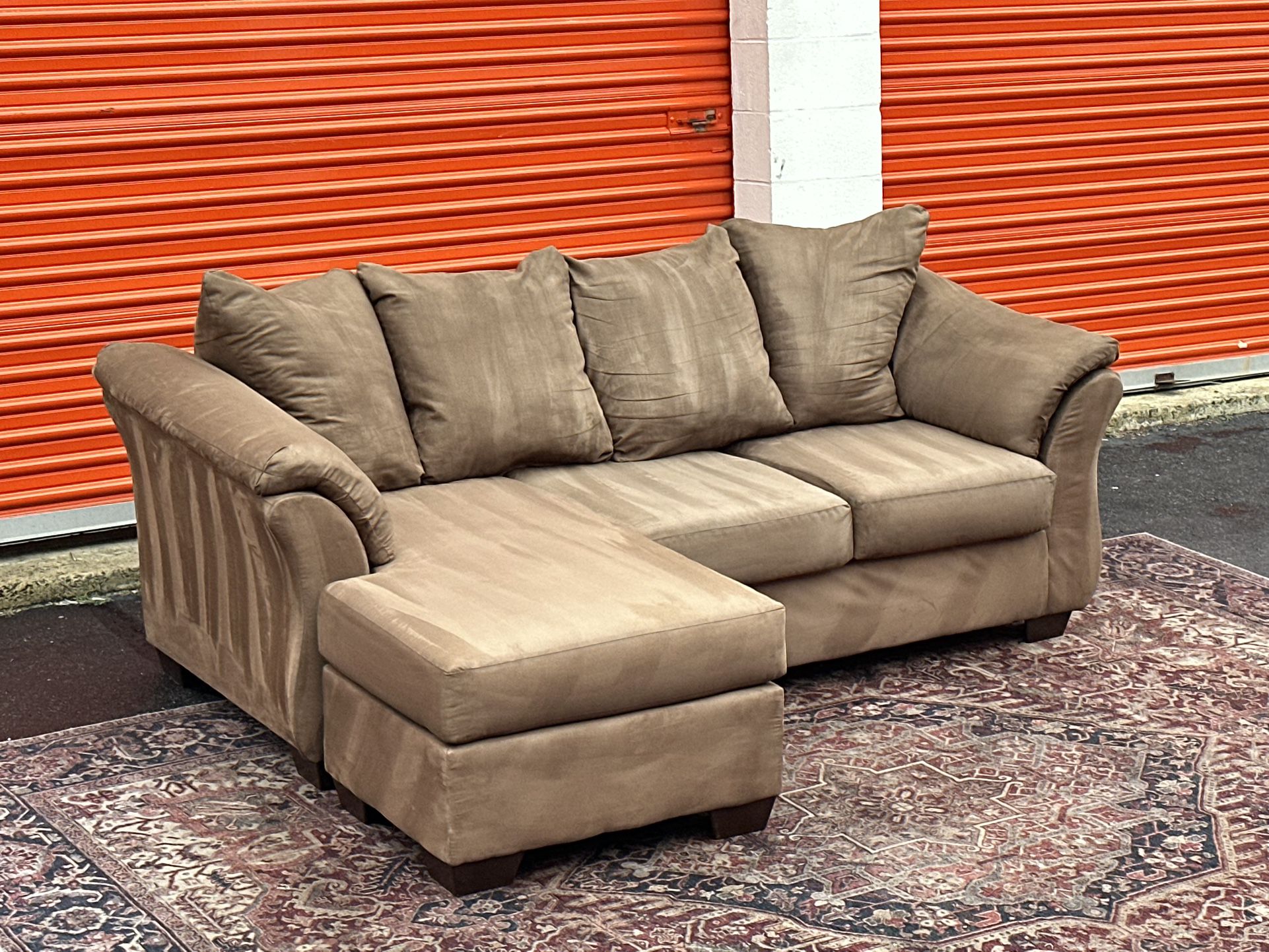 Ashley’s L Shape Reversible Sectional Couch Set Free Curbside Delivery 