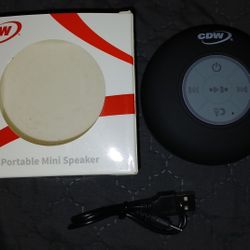 CDW Portable Mini Wireless Bluetooth Speaker Black Brand New In Original Box