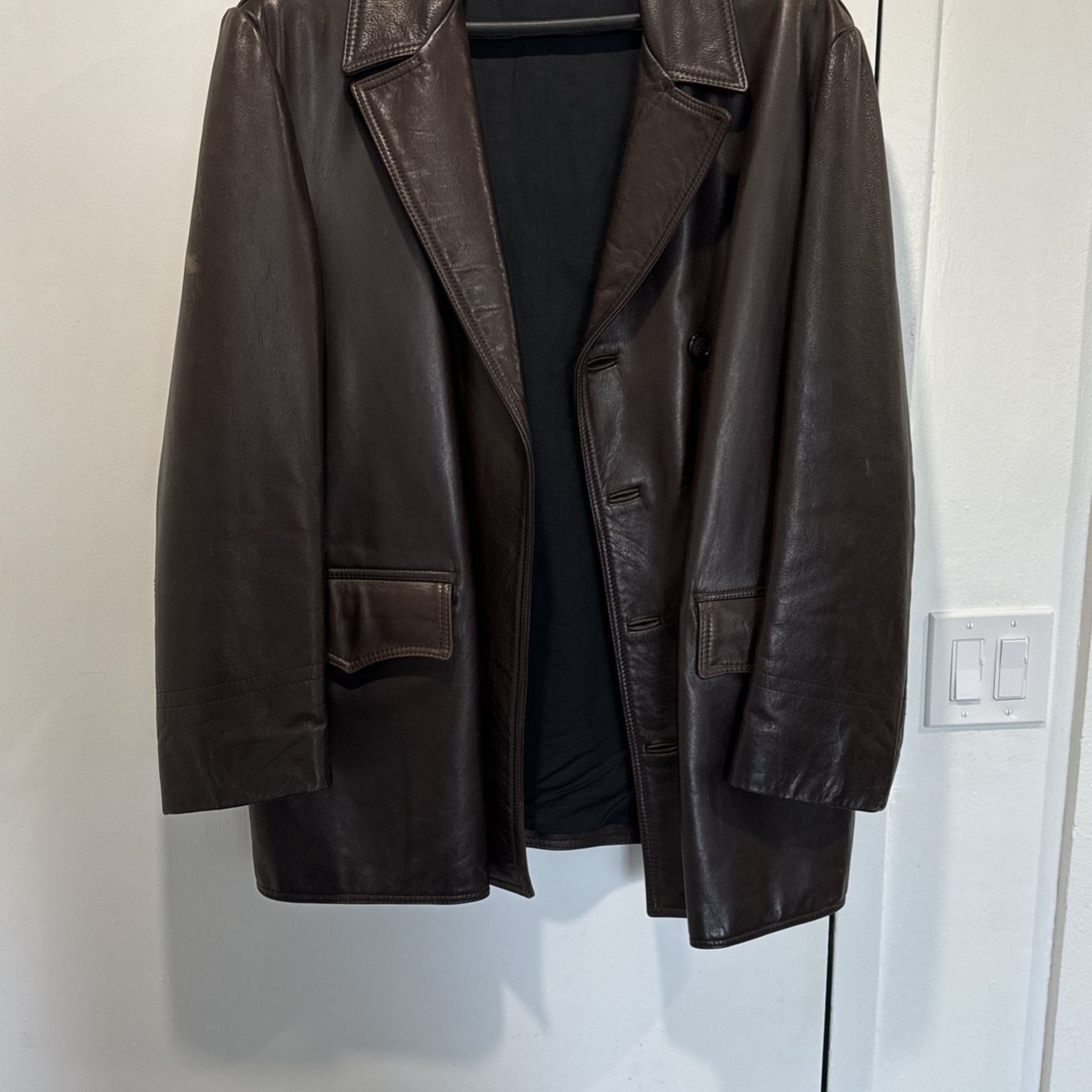 Arizona Brown Leather Jacket Xl