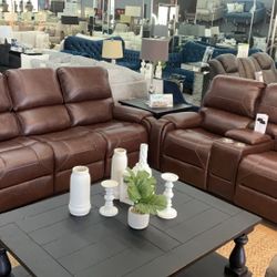 Recliners Sofa and Rocking Recliner Loveseat $1,399 Limited Time