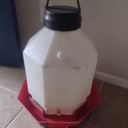 Both 5 Gallon Waterer And Feeder For Chickens