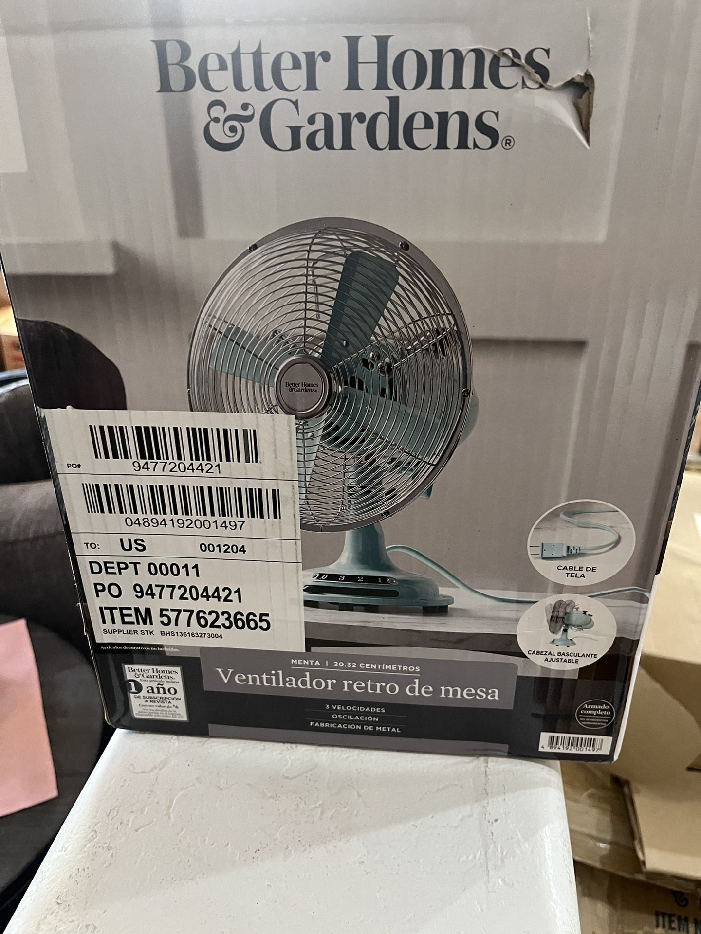 Better Homes And Garden Fan 