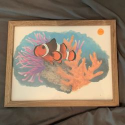 Print Of Coral fish 8.5 x 11
