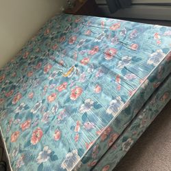 Queen Box Springs  &mattress 