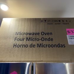 🥰 BEAUTIFUL 😻  MICROWAVE OVEN SSTTEEL FRIGIDAIRE 