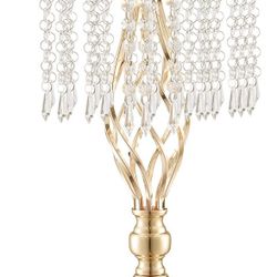 Gold Chandelier Center pieces