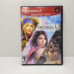 Final Fantasy X-2 PlayStation 2 PS2 Complete CIB Manual Tested Rated Teen