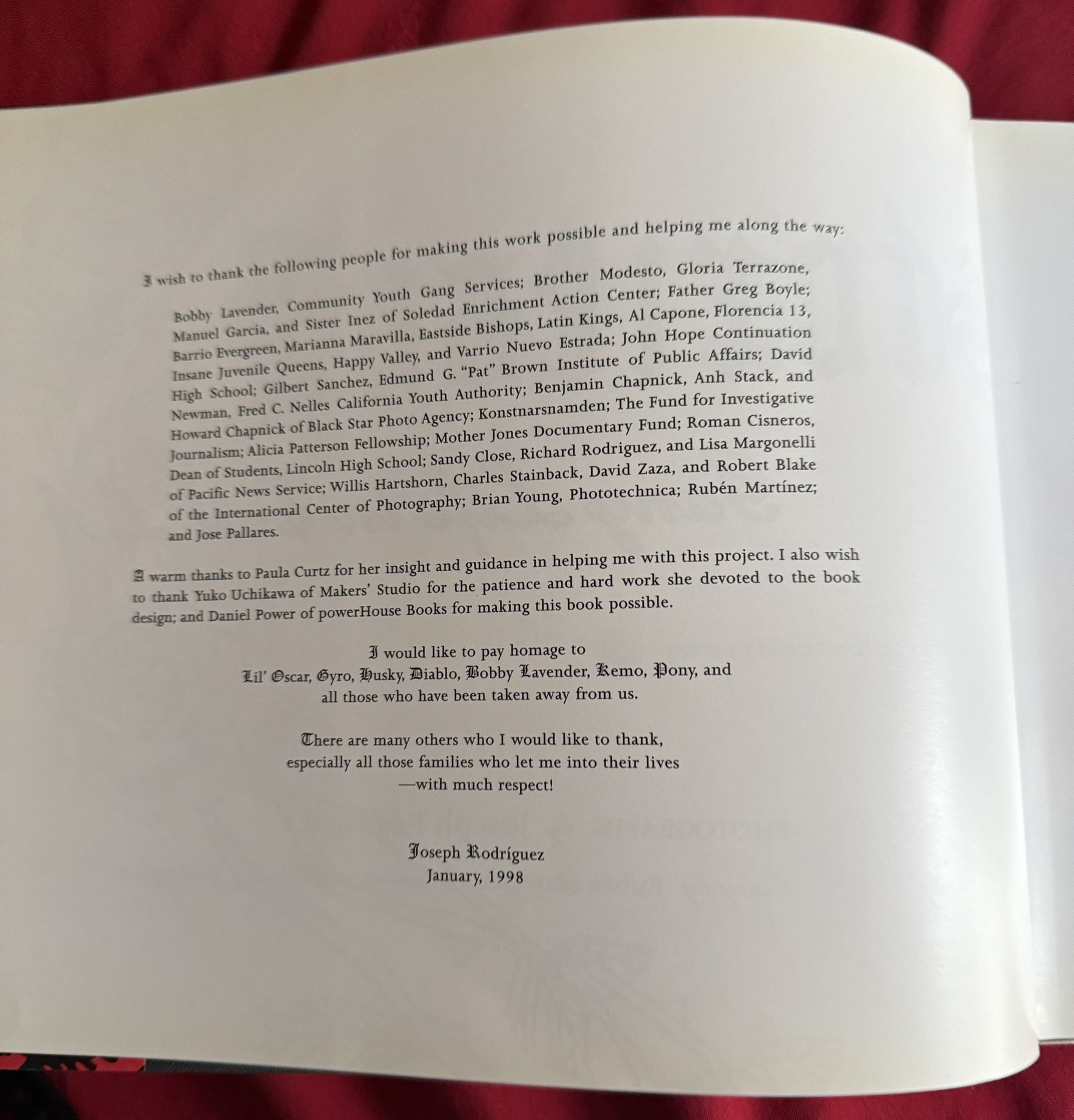 EAST SIDE STORIES: GANG LIFE IN EAST LA hardcover Picture Book