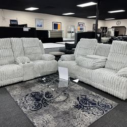 Power Recliner Sofa & Loveseat 🚚WE DELIVER🚚