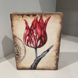 Sid Dickens Tile. T-98. Scarlet 
