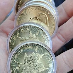 Fine Gold  1oz 9999 Canadian Coin 