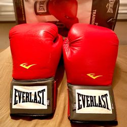 Everlast Pro Style 14 oz Training Boxing Gloves (Red)