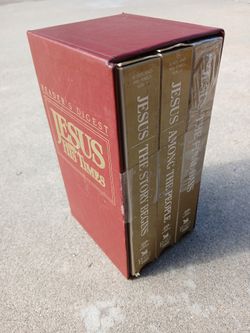 Reader's Digest " Jesus And His Times " Vhs Movie Box Set
