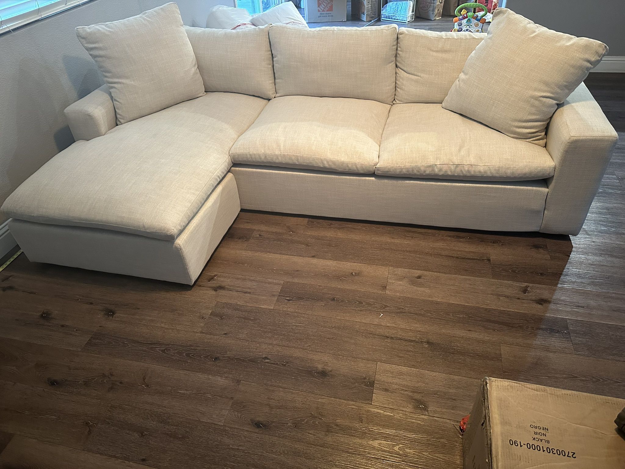 Living Spaces Shuffle Sectional - Like NEW 