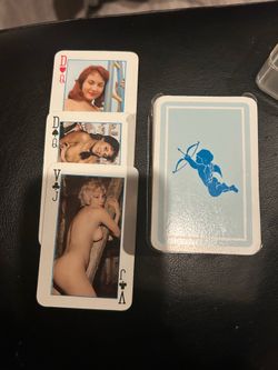 Rare Vintage French Erotic Pin-Up  playing cards.