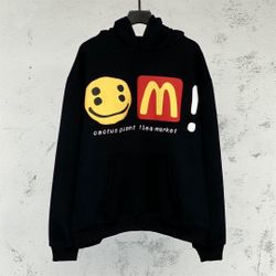 Cactus Plant Flea Market x McDonald's Icons! Hoodie Black