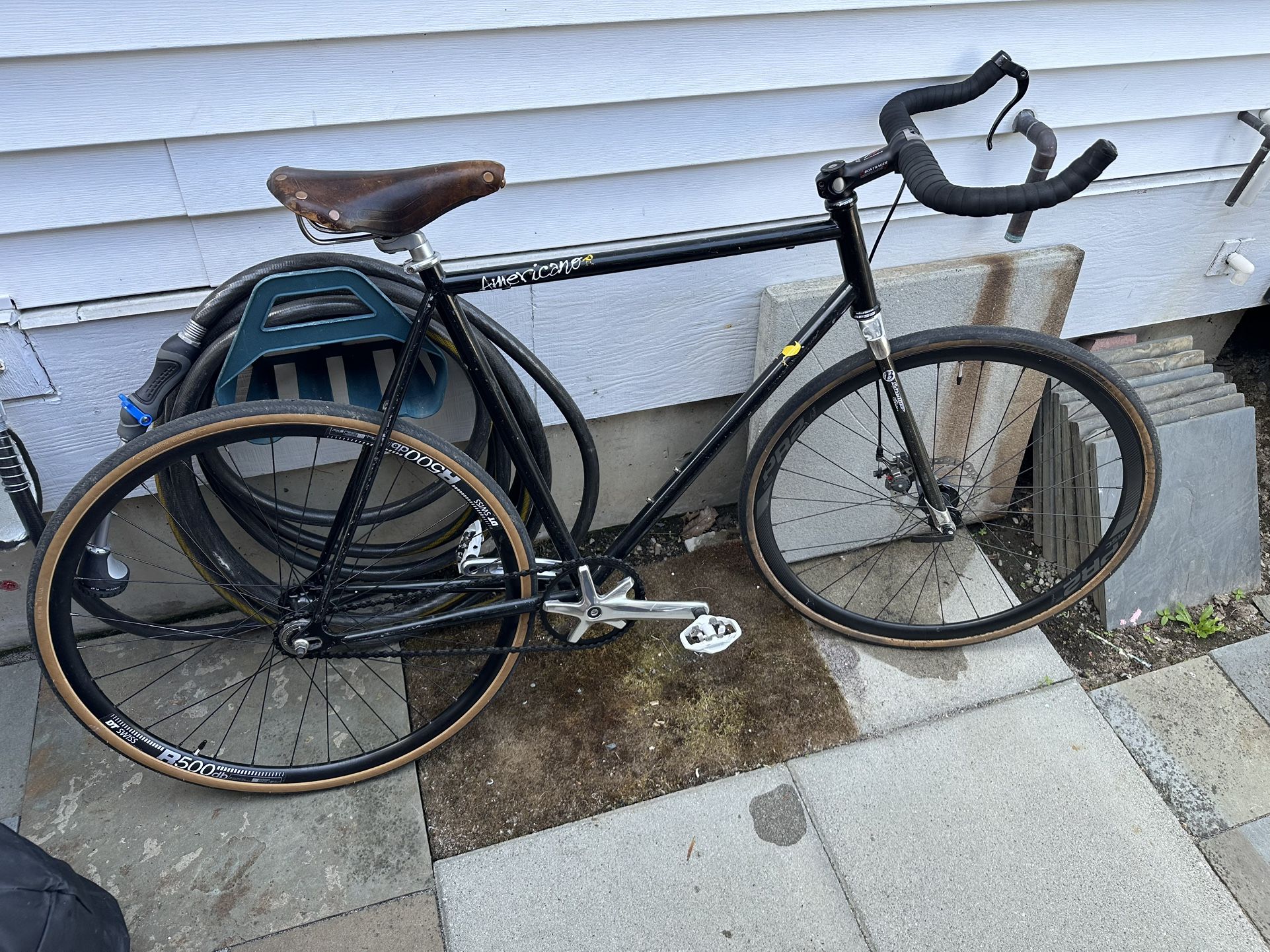 Americano Fixie Fixed Gear Bike