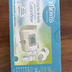 Dr. Brown's Customflow Double Electric Breast Pump with SoftShape Silicone Shields Hospital Strength