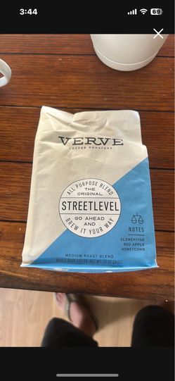 Verve street level coffee whole bean 12 oz