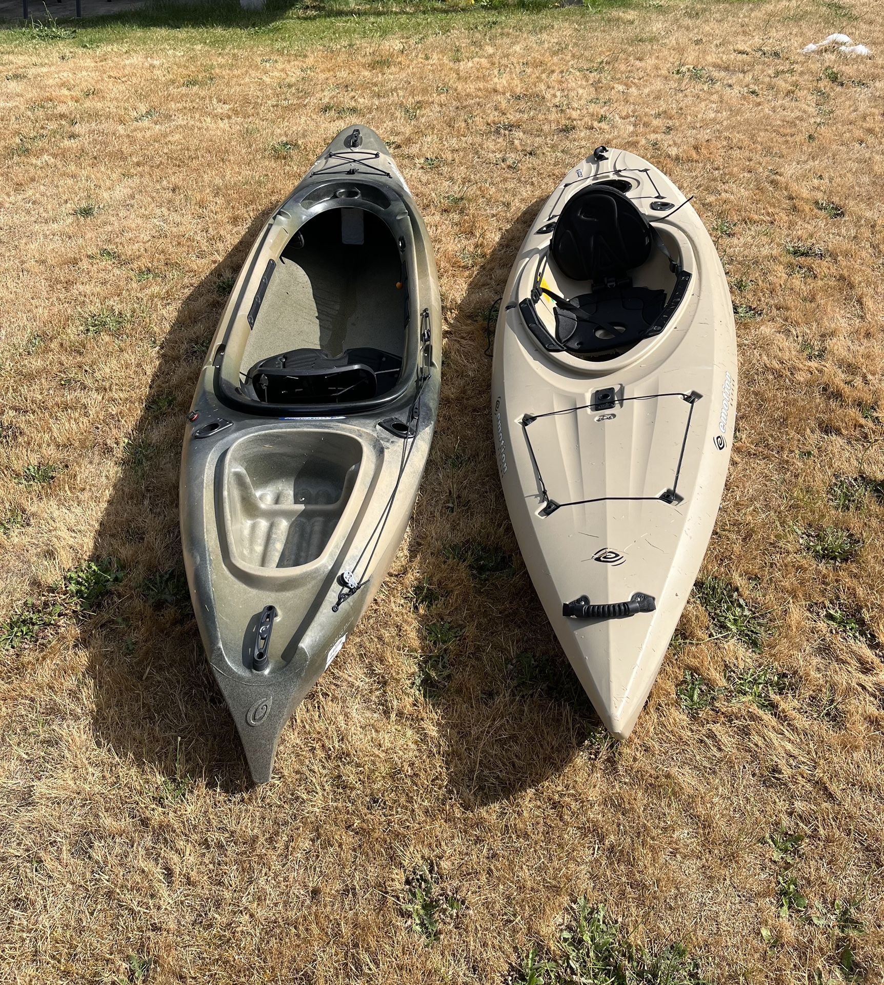 Two Angler 10ft Kayaks for sale