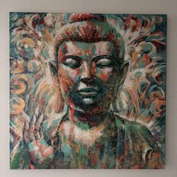 Large Buddha Wall Art – 32x32”