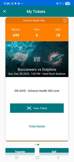 Dolphins Vs Buccaneers