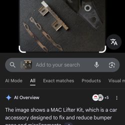 Front Bumper Lift Kit. Acura Tsx 09-14