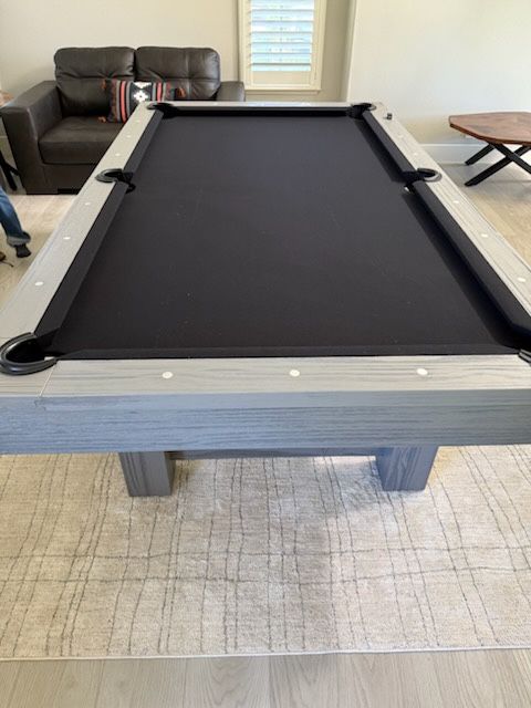 Modern Gray Pool Table New In Box (Free Delivery & Pro Setup)