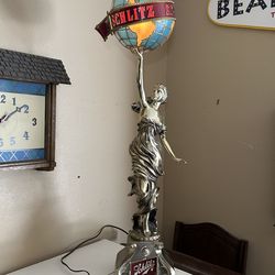 1976 Schultz Beer Globe Statue /Sign