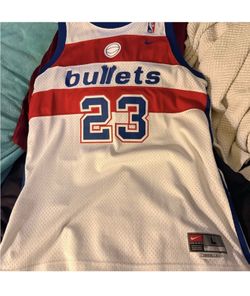 Nike Swingman Micheal Jordan Washington Bullets Home Jersey