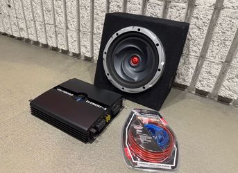 Kenwood subwoofer 10”with amp