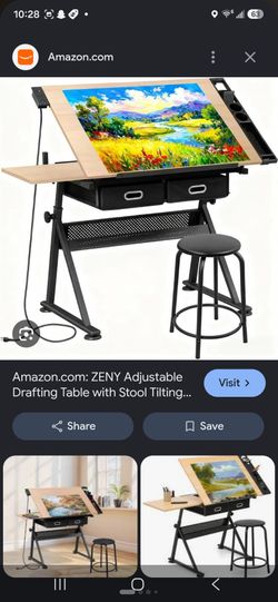 ZENY Adjustable Drafting Table