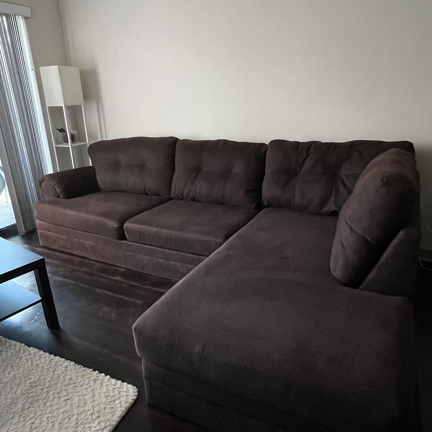  Big Corner Couch Chocolate color