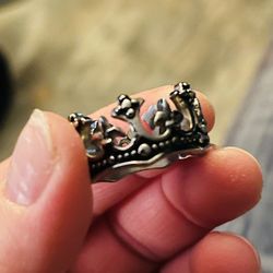 Men’s Stainless Steel Crown 👑 Ring